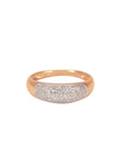 Rounded Diamond Dome Ring