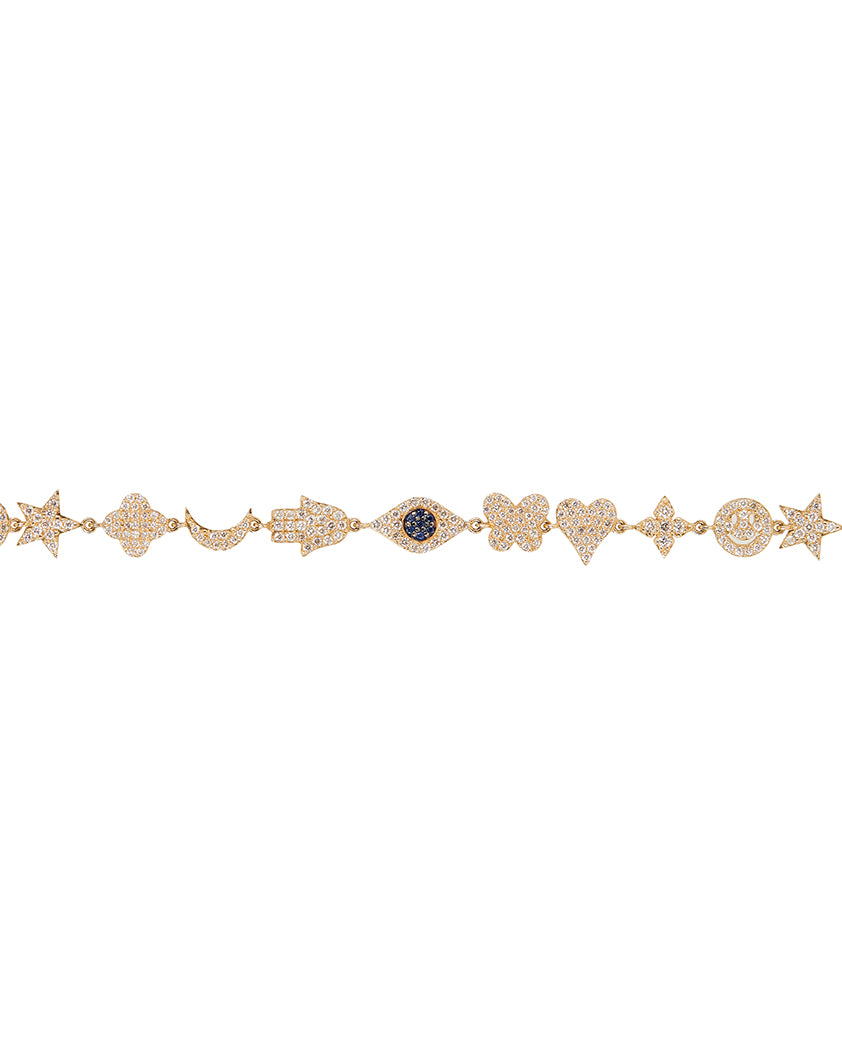 Happy Charm Diamond Bracelet