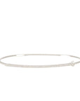 Thin Diamond Hook Bangle