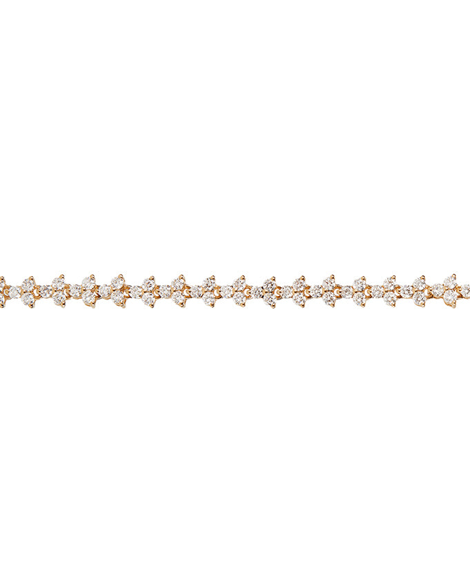 Floral Diamond Tennis Bracelet – Kai Linz