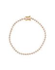 Floral Diamond Tennis Bracelet