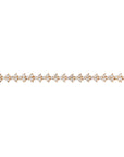 Floral Diamond Tennis Bracelet
