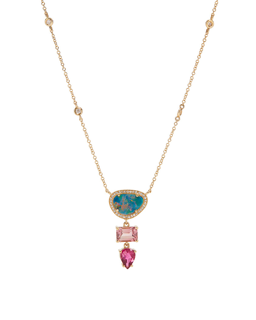 Sunset Opal Tourmaline Necklace – Kai Linz