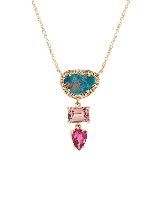 Sunset Opal Tourmaline Necklace – Kai Linz