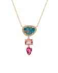 Sunset Opal Tourmaline Necklace