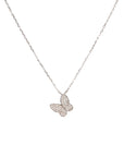 Mini Angled Butterfly Necklace