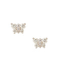 Mini Diamond Butterfly Studs
