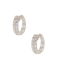 Full Cut Round Diamond Hoops