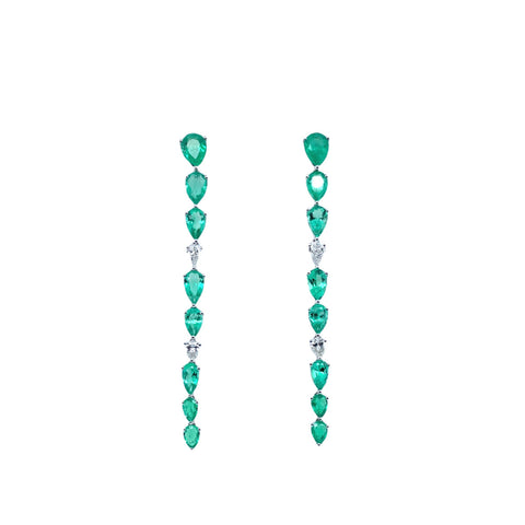 Turquoise Bloom Drop Earrings