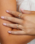 Emerald Bezel Eternity Band