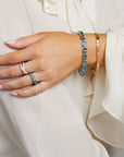 Blue Heart Eternity Ring