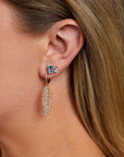 Toi Topaz Stud Earrings