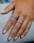 Bandolier Diamond Ring