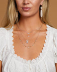 Diamond Pique Drop Earrings