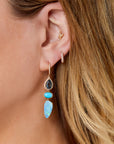 Bahamas Blue Drop Earrings