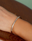 Baguette Diamond Encrusted Bangle