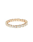 Baguette & Round Diamond Eternity Band