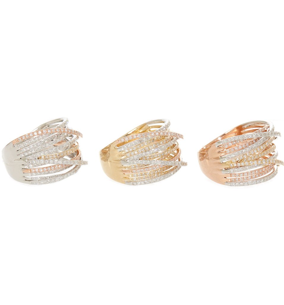 Tri-Color Jess Ring