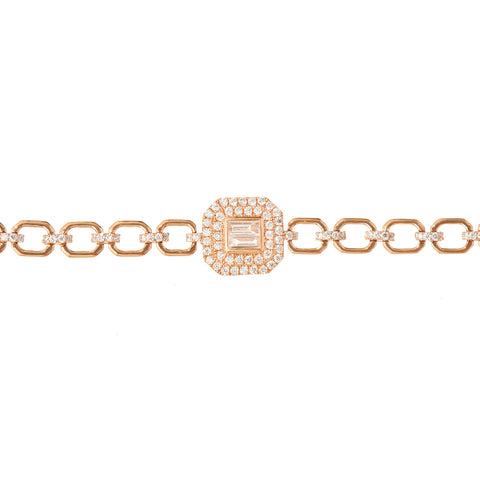 Diamond Bar Connect Bracelet