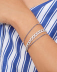 Thin Diamond Stacking Cuff