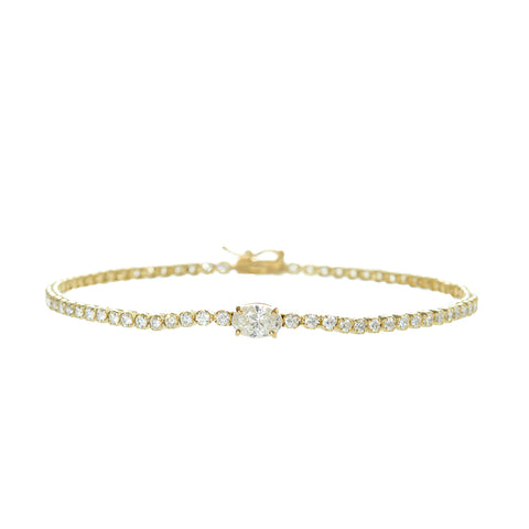 Diamond Bar Connect Bracelet