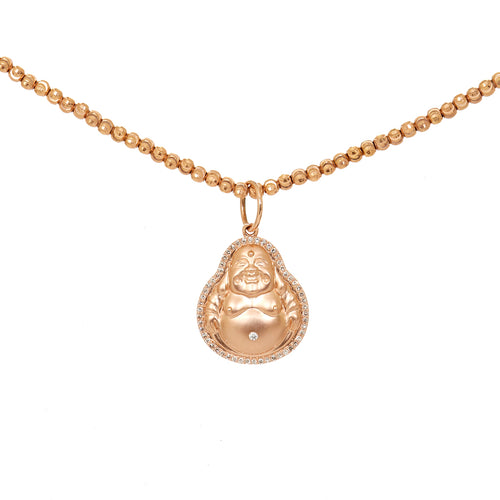 Gold Buddha on Gold Bead Chain
