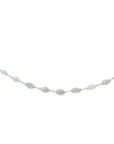 Grey Diamond Bead Necklace