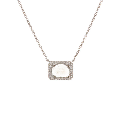 Isabella 5 Drop Sliced Diamond Necklace
