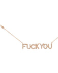 F**KYOU Pave Diamond Necklace