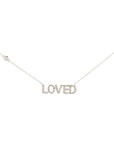 Pave Loved Necklace