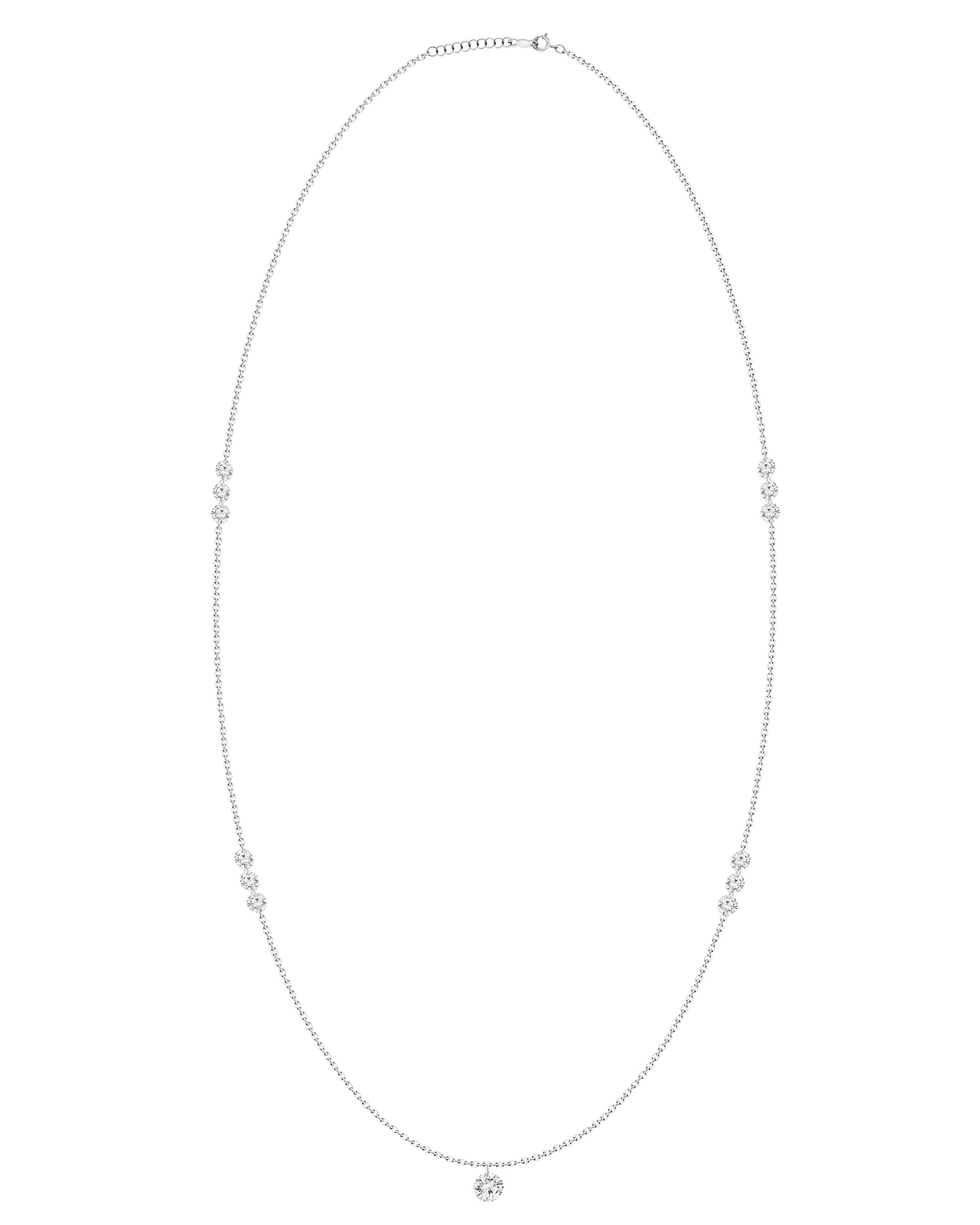 Neptune Floating Diamond Necklace