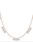 Quince Floating Diamond Drop Necklace