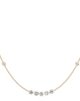 Mila Floating & Bezel Diamond Necklace