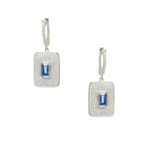 Jena Sliced Diamond Drop Earrings
