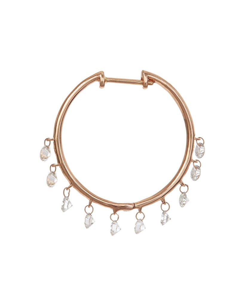 Floating Diamond Shaker Hoops