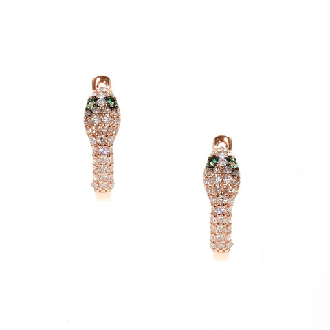 Dual Diamond Link Earrings