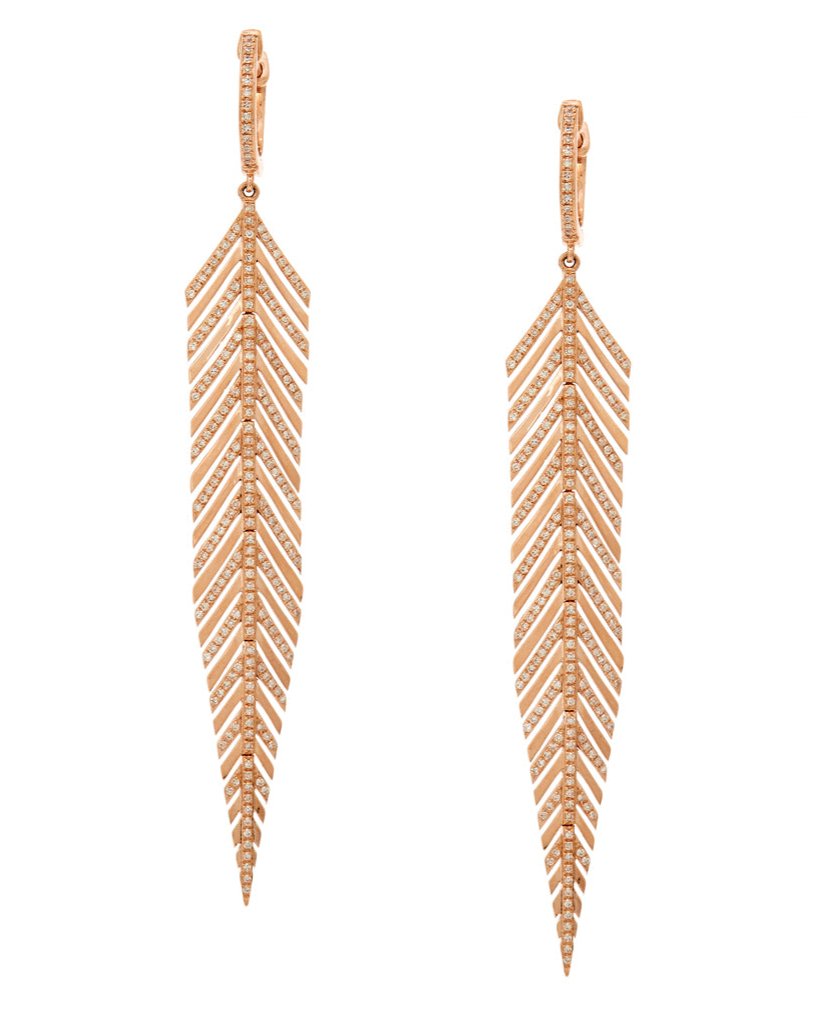 Amelia Feather Earrings