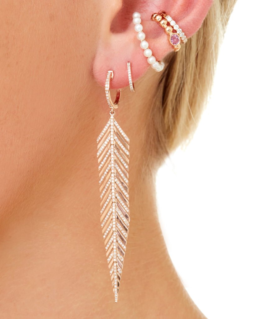 Amelia Feather Earrings