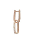 Dual Diamond Link Earrings