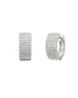 Cinq Row Pave Huggies