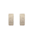 Cinq Row Pave Huggies