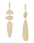 Diamond Pique Drop Earrings