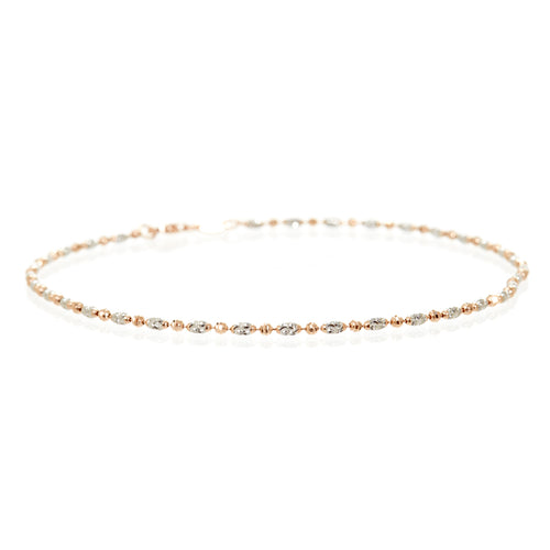 Nickel and Rose Anklet