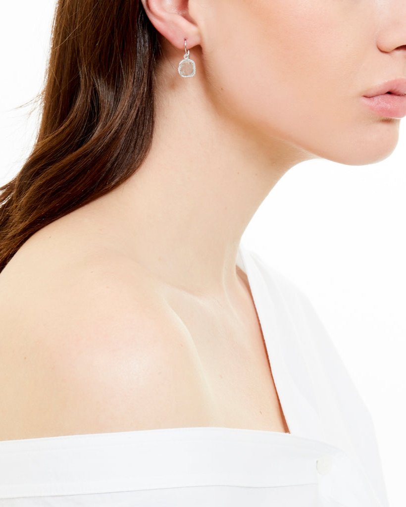 Zoe Slice Diamond Drop Earrings