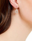 Zoe Slice Diamond Drop Earrings