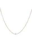 Floating Marquis Diamond Necklace