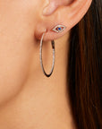Classic Diamond Hoops