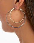 Classic Diamond Hoops