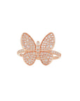 Diamond Butterfly Ring