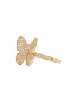 Diamond Butterfly Ring